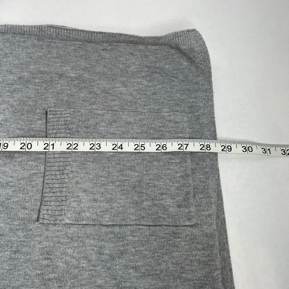 Suéter Moderno Soul Comfort Hilo Cuello Simulado Bolsillos Gris Jaspeado M L Súper Suave Foto 4 de 4