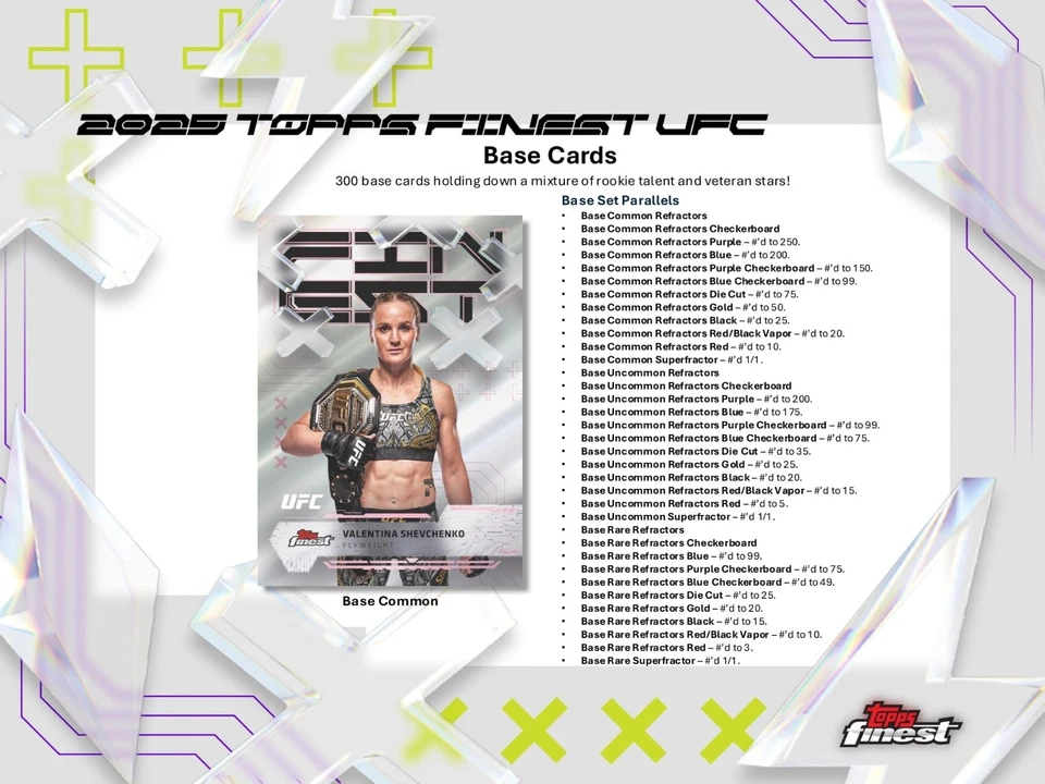 2025 Topps Finest UFC Hobby Box - Image 3 of 4