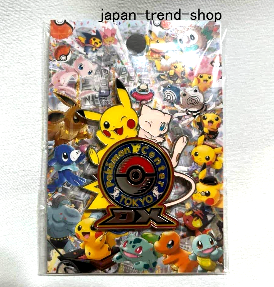 Pokemon Center Tokyo Dx Limited Logo Pins Badge NIHONBASHI Mew