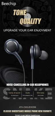 Original Type C Wired Earphones With Microphone For Mobile Phones Laptop PC