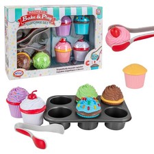 Magnetic Bake  Play Cupcakes Toy Set, Pretend Cupcake Kitchen Kit for Kids, ...