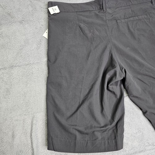 Wrangler Shorts Men's Gray Waist 36 Performance Flat Front Polyester - Picture 6 of 16