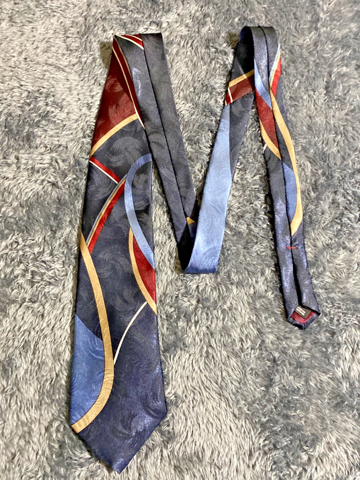 Stringbeans Geometric Pattern Necktie MultiColor … - image 2