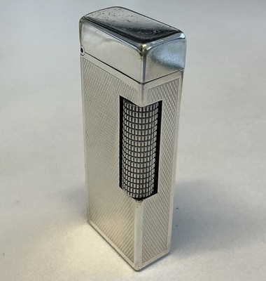 Vintage DUNHILL Rollagas Lighter Silver Tone  Made in Switzerland 