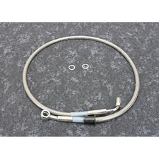 Drag Specialties SS Extended Front Brake Line Kit wABS +6 - 1741-5791