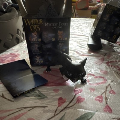 Warrior Cats Scourge Mystery Figure Series One Black Cat Figurine Collectible