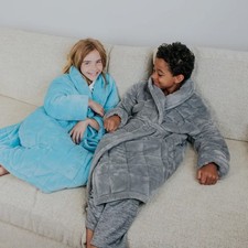 Thera Robe Grey Size Kids 7-11 8 Pound