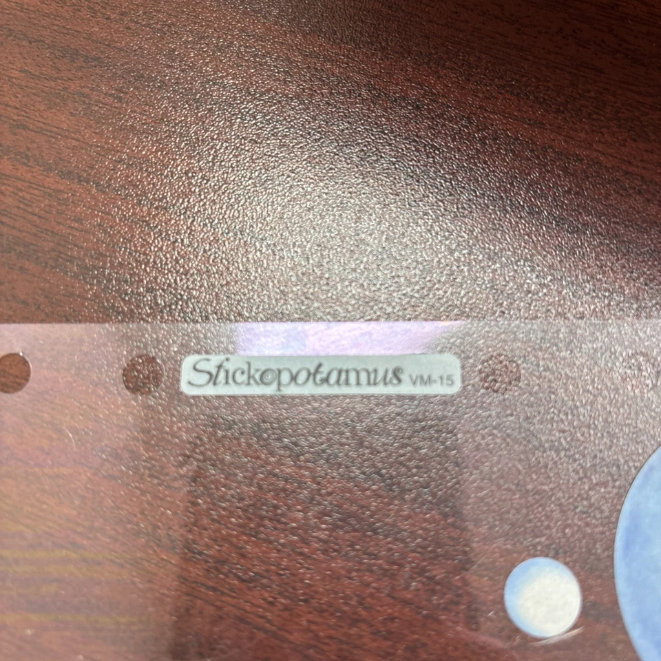 Pegatinas Burbujas Stickopotomus Azul y Blanco Mate Efecto Acuarela  Foto 4 de 4