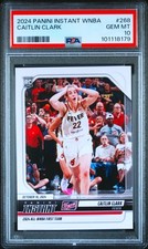 2024 PANINI INSTANT WNBA #268 CAITLIN CLARK (RC) ROOKIE PSA 10