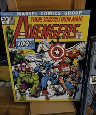 Marvel Comics The Avengers Canvas Art 22 X 28 Limited Edition