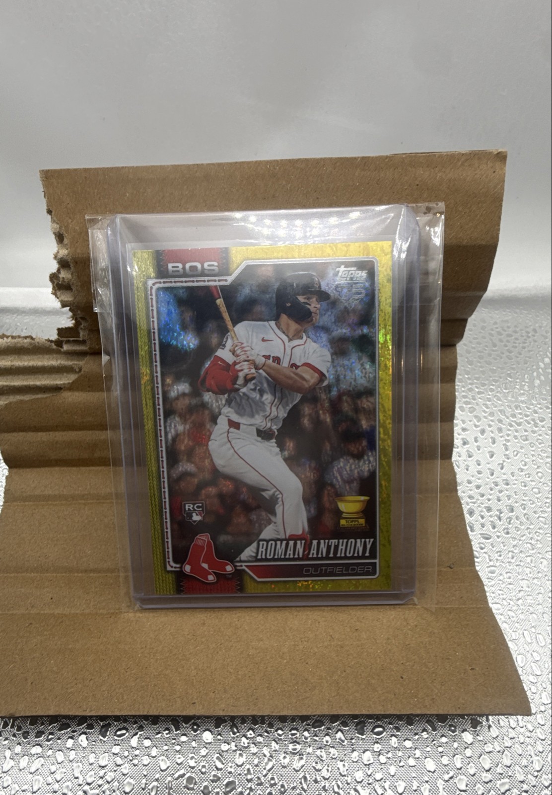 2026 Topps Series 1 - Roman Anthony #189 Yellow Rainbow Foil /399 (RC)