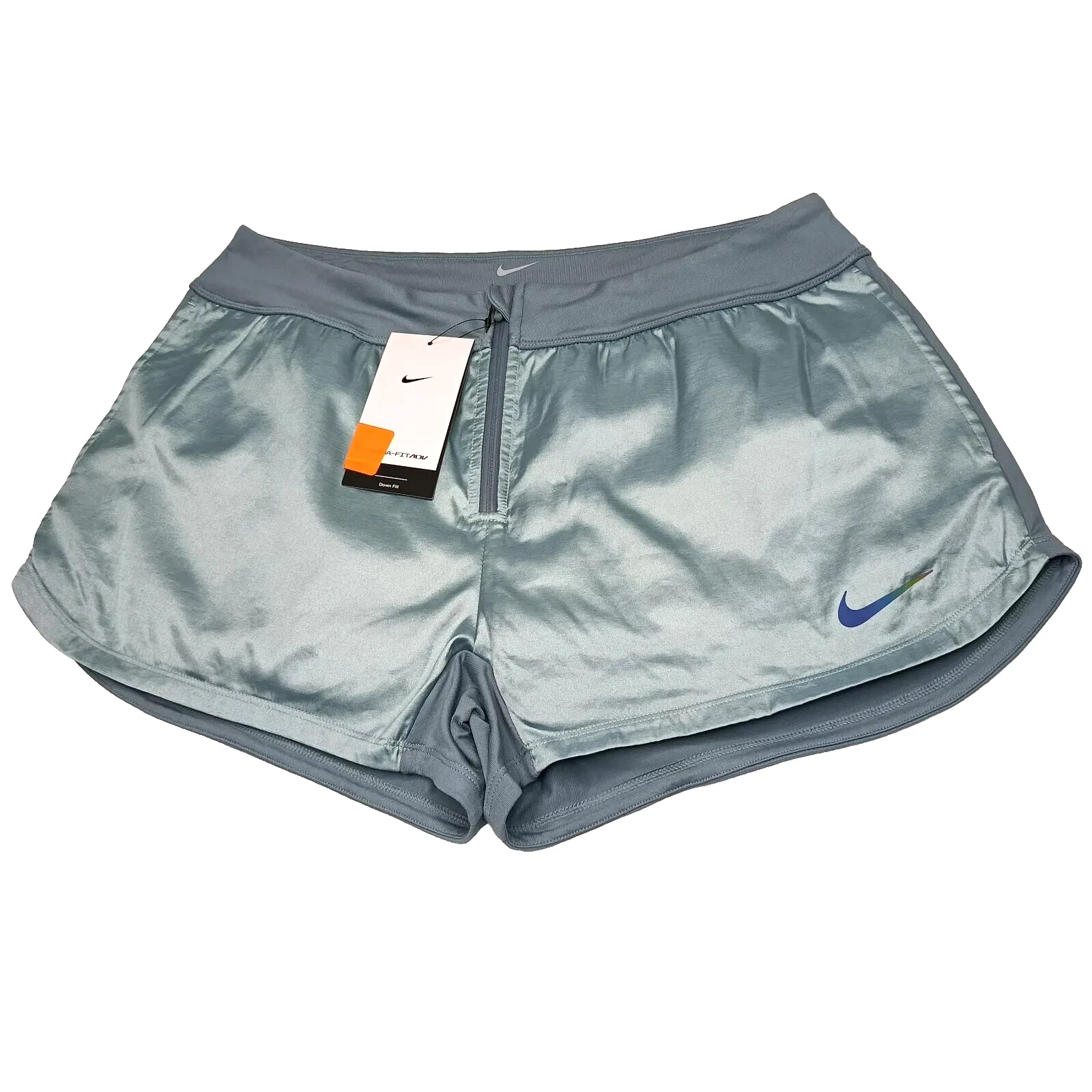 Nike Therma-Fit Insulated Cold Weather Running Shorts Women's Size L Large Green