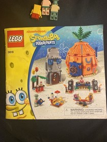 LEGO 3818 SpongeBob Bikini Bottom Undersea Party All Minifigs & Manual Only