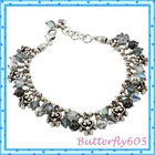 Brighton Cannes Platinum Blue Silver Bracelet