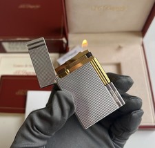 S.T. Dupont Ligne 2 Gatsby Feuerzeug Bicolor Diamond Head Ungraviert Fullset