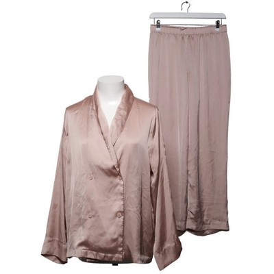 H&M, Pyjama, Größe: M, Polyester, Beige, Satin #ett