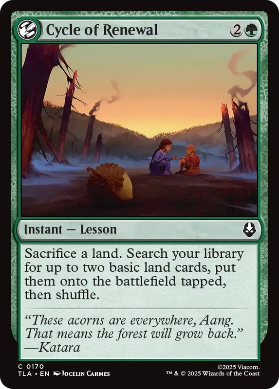 (TLA) Avatar: The Last Airbender - Common Single Cards (A-Z) MTG Magic Gathering