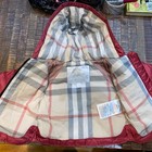 Burberry Auth Girls Fuchsia Pink Quilted Puffer Jacket Size 3 M — photo 4
