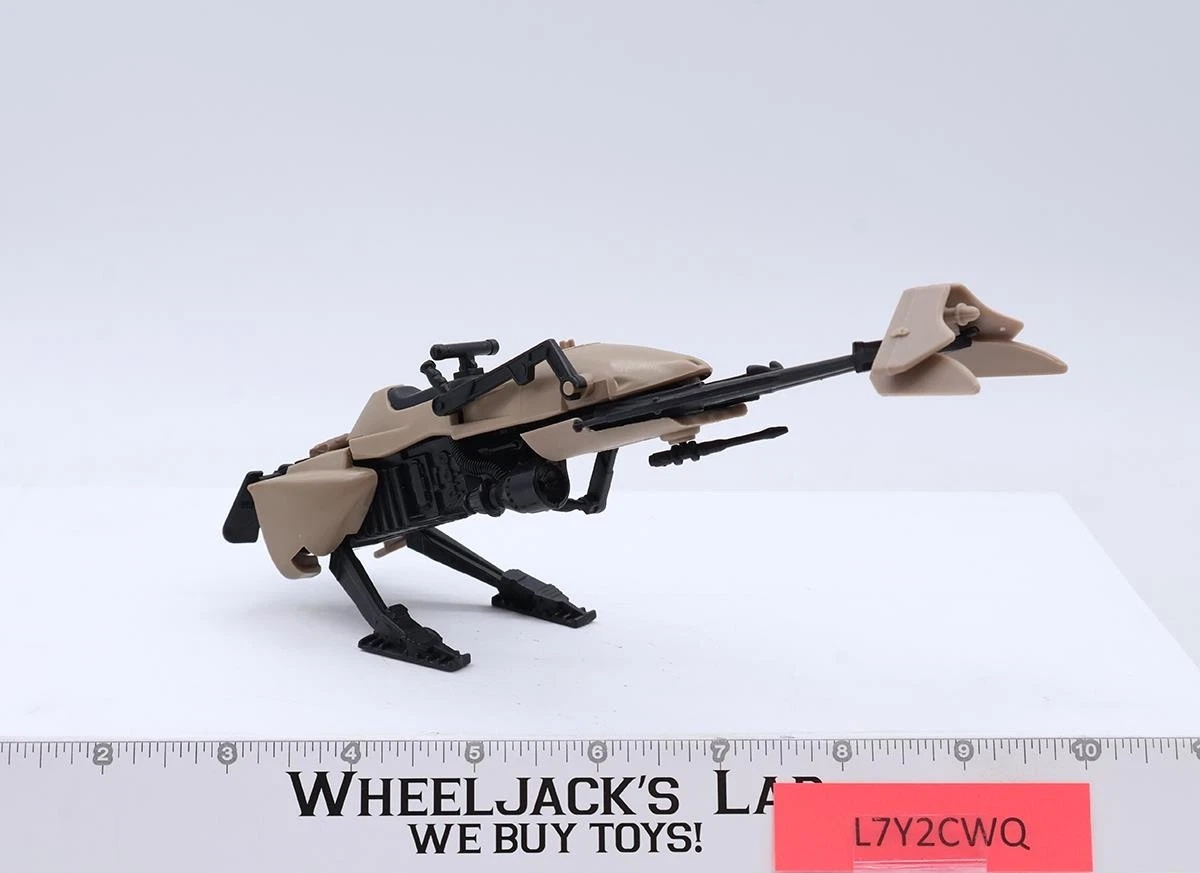 Vaisseau vintage star wars return of the jedi tri logo pbp 1985 speeder