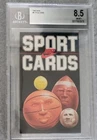 1985 NIKE PROMO-HEADER CARD W/ MICHAEL JORDAN,BABE RUTH - BGS - 8.5 LOOKS MINT!