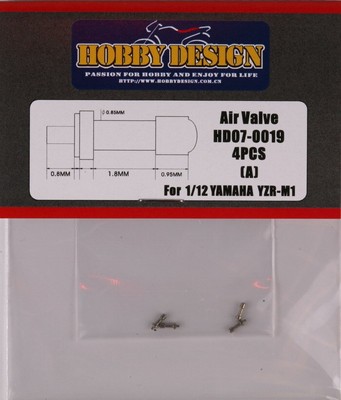 Hobby Design Hd07-0019 Air Valve 1/12 Yamaha Yzr-M1 For A
