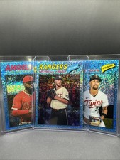 2026 Topps Heritage Blue Sparkle Lot 3 MERRILL KELLY, ROYCE LEWIS, LUIS RENGIFO