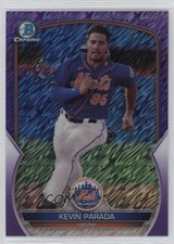 2023 Bowman Chrome Prospects Purple Shimmer Refractor 78/250 Kevin Parada v9t