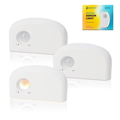 Motion Sensor Night Light, 3 Pack Rechargeable LED Stair Lights