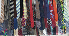 Huge lot 92 Tie's Bundle Men's Ties Lots Of Silk/Poly Various Brand Some Vtg