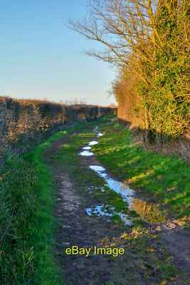 Photo 6x4 Compton Greenfield : Footpath A muddy track to Farm Lane. c2022