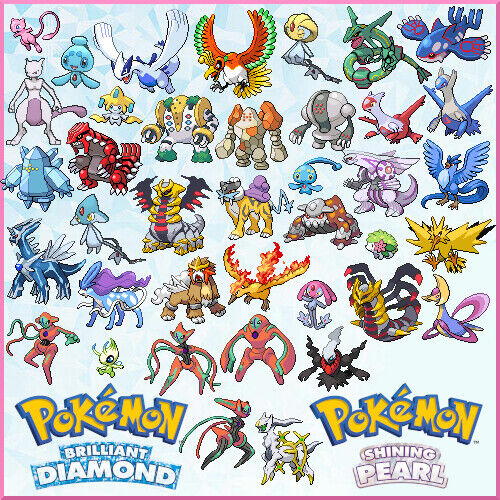 Pokemon Diamond and Pearl All Legendary Pokemon Locations 