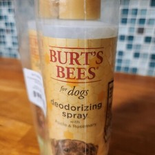 2 BOTTLES - Burt's Bees for Dogs Deodorizing Dog Spray w/Apple  Rosemary 20oz