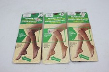 Kmart Knee Hi's Queen Size 9-11 Sandalfoot Sheer Suntone 3 Packs VTG Nylon Comfy