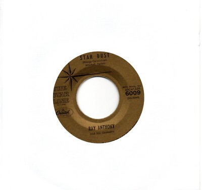 Ray Anthony & Orch.:Star dust/Tenderly:US Capitol Starline:Re-Issue