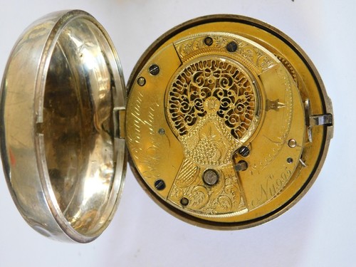 c1815 ANTIQUE SOLID SILVER FUSEE POCKET WATCH by EDWARD TOMPION of LONDON - Picture 11 of 19