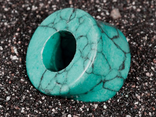 Flesh Plug Ohr Tunnel Stein Ohrdehner Piercing Schmuck Expander Tigerauge Türkis - Bild 21 von 25