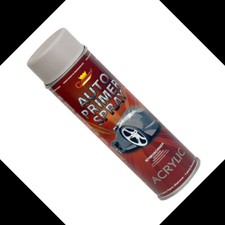 GREY ANTICORROSIVE PRIMER UNDERCOAT PAINT SPRAY 500ML PRIMING ADHESION DIY