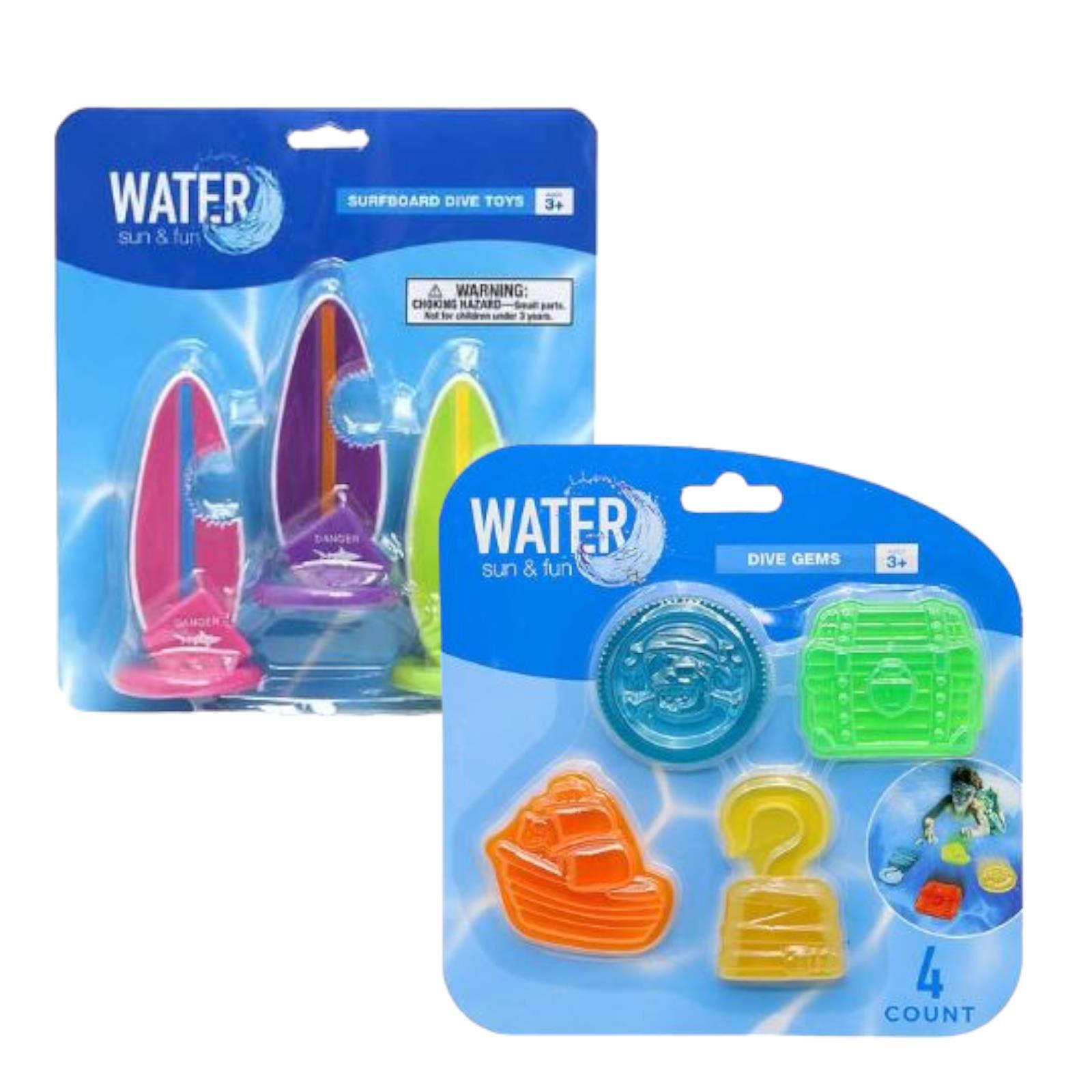 For Swimming Pool Game Surfboard And Dive Gems