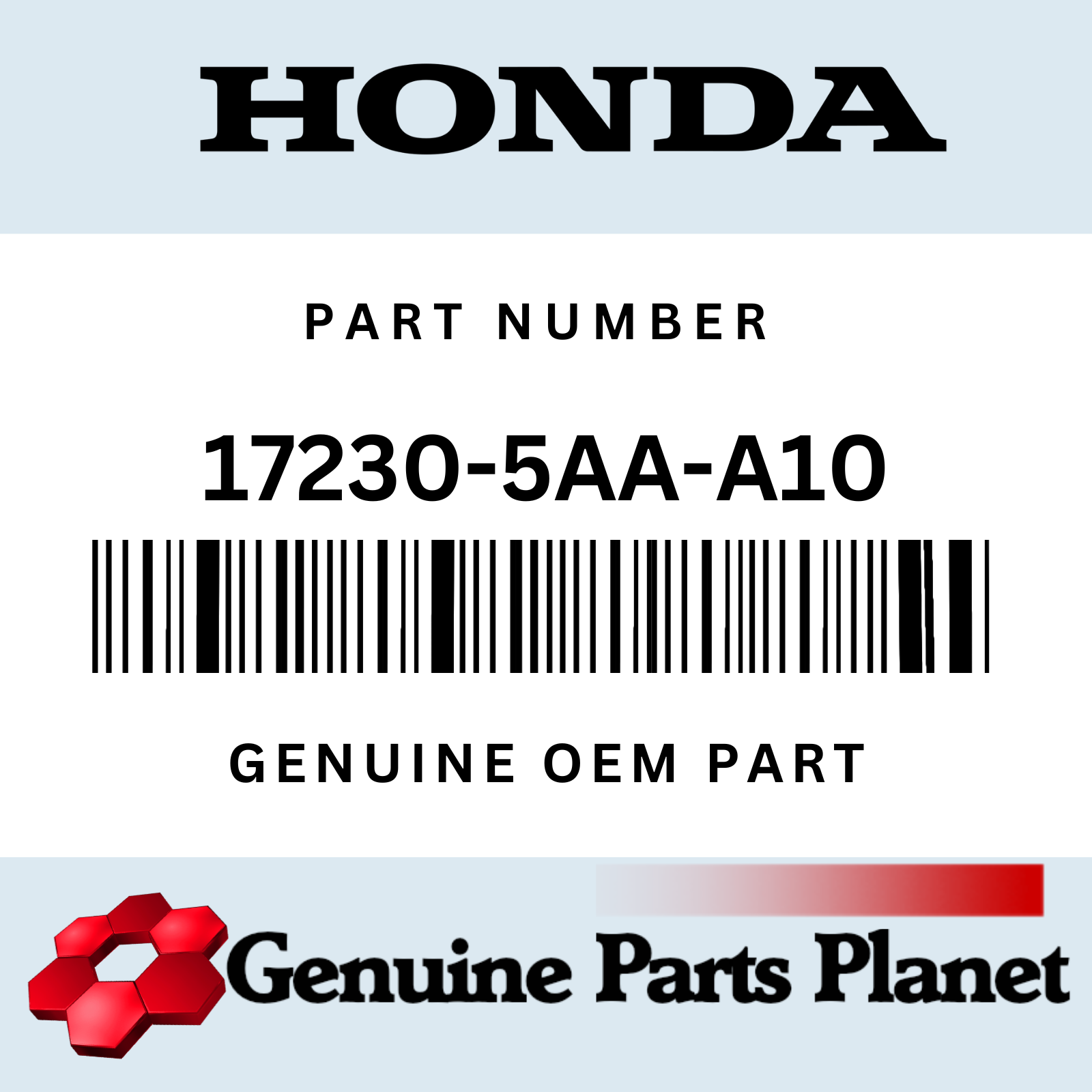 OEM Honda 172305AAA10 Resonator Chamber Assembly Genuine Part eBay