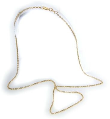 Chaîne Collier Or Rouge 750 2,7mm - 45cm Unisexe Neuf Avec Étiquettes