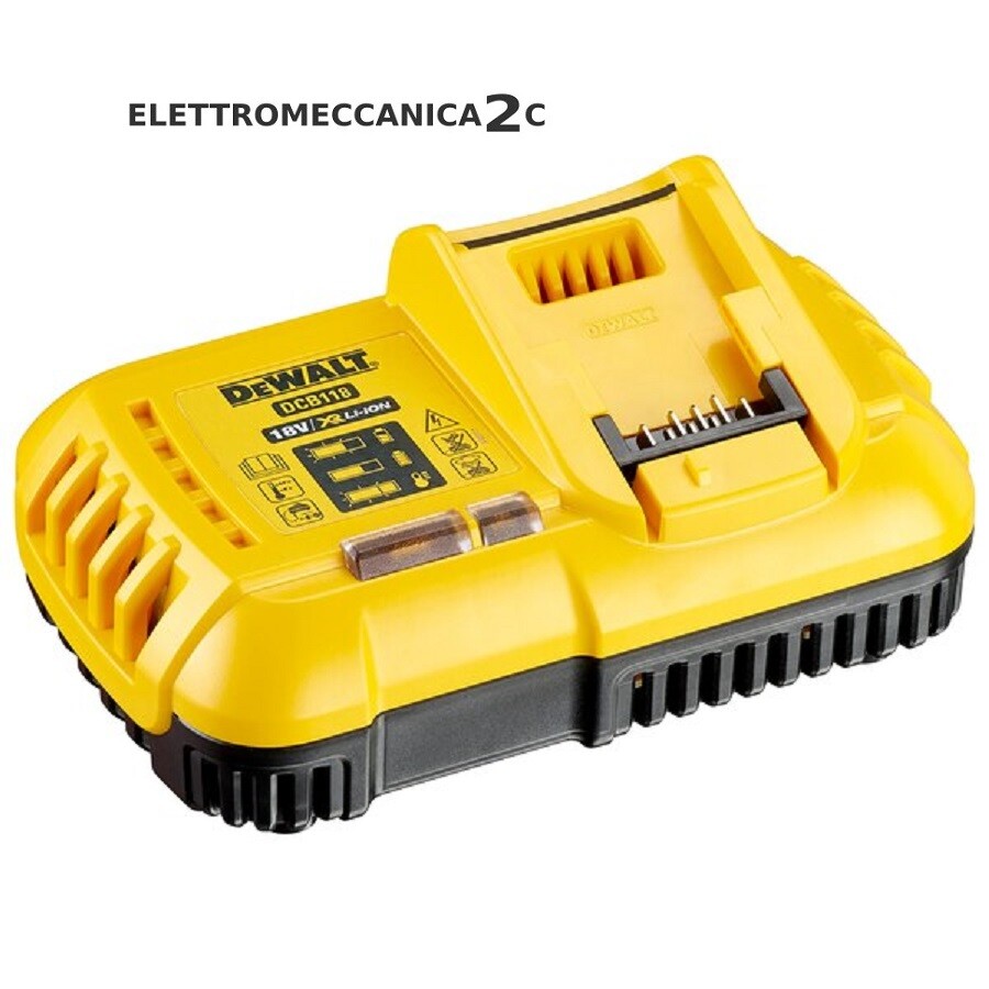 DEWALT DCB118-QW Caricatore Rapido 8A per Batterie 18V e 54V