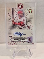 2023 Topps Pristine Michael Stefanic RC Auto Pristine Encased Angels 