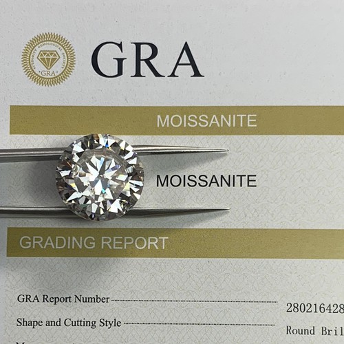 Various colors 5-9mm Red Blue Round Cut Loose Moissanite With GRA Certificate - Picture 47 of 48