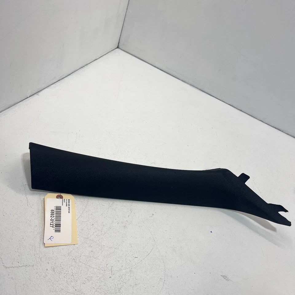 BMW 430I 2017-20 Gran Coupé parabrisas lado del pasajero cubierta de moldura de pilar OEM Foto 3 de 4