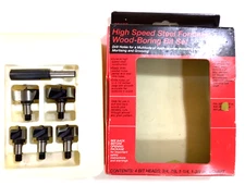 Vintage Craftsman High Speed Forstner wood boring set 9.25379