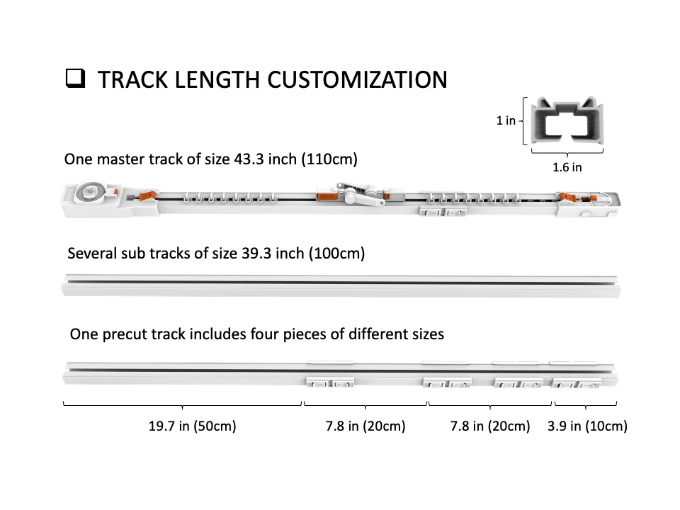 Sistema de cortina inteligente sin cinturón HC: control WiFi, resistente, fácil instalación Foto 4 de 4