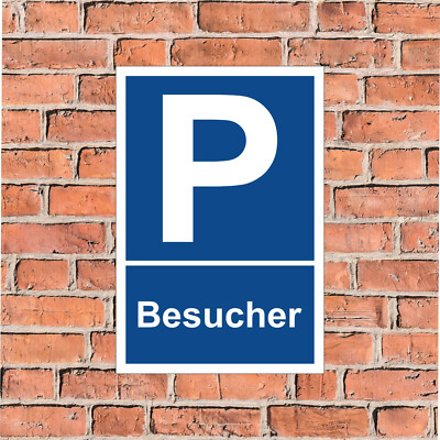 Parkplatz-Schild Besucher - in 4 Größen - S00240-248