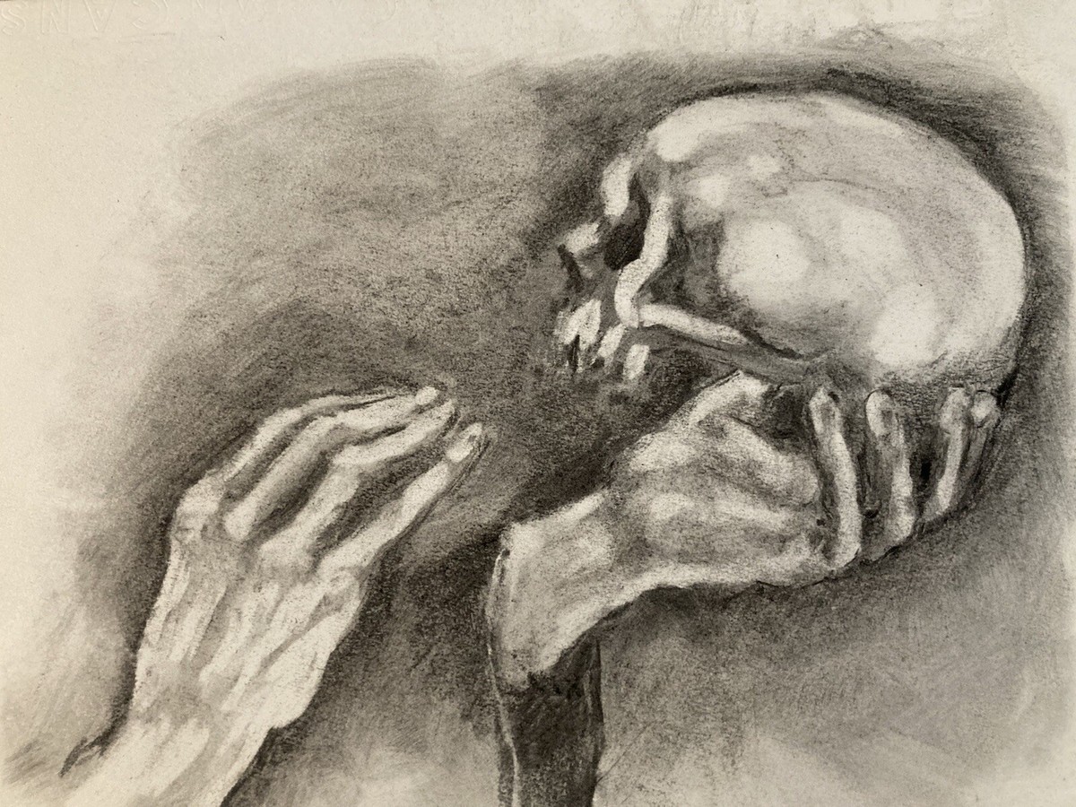 Hamlet Skull Drawing Hamlet By UNIVERSES Play On Shakespeare