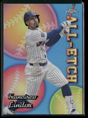 Francisco Lindor 2024 Topps Chrome Update #CAEU-5 Chrome All-Etch