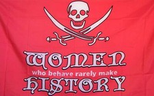 PIRATE WOMEN 3'X5' PIRATE POLY FLAG